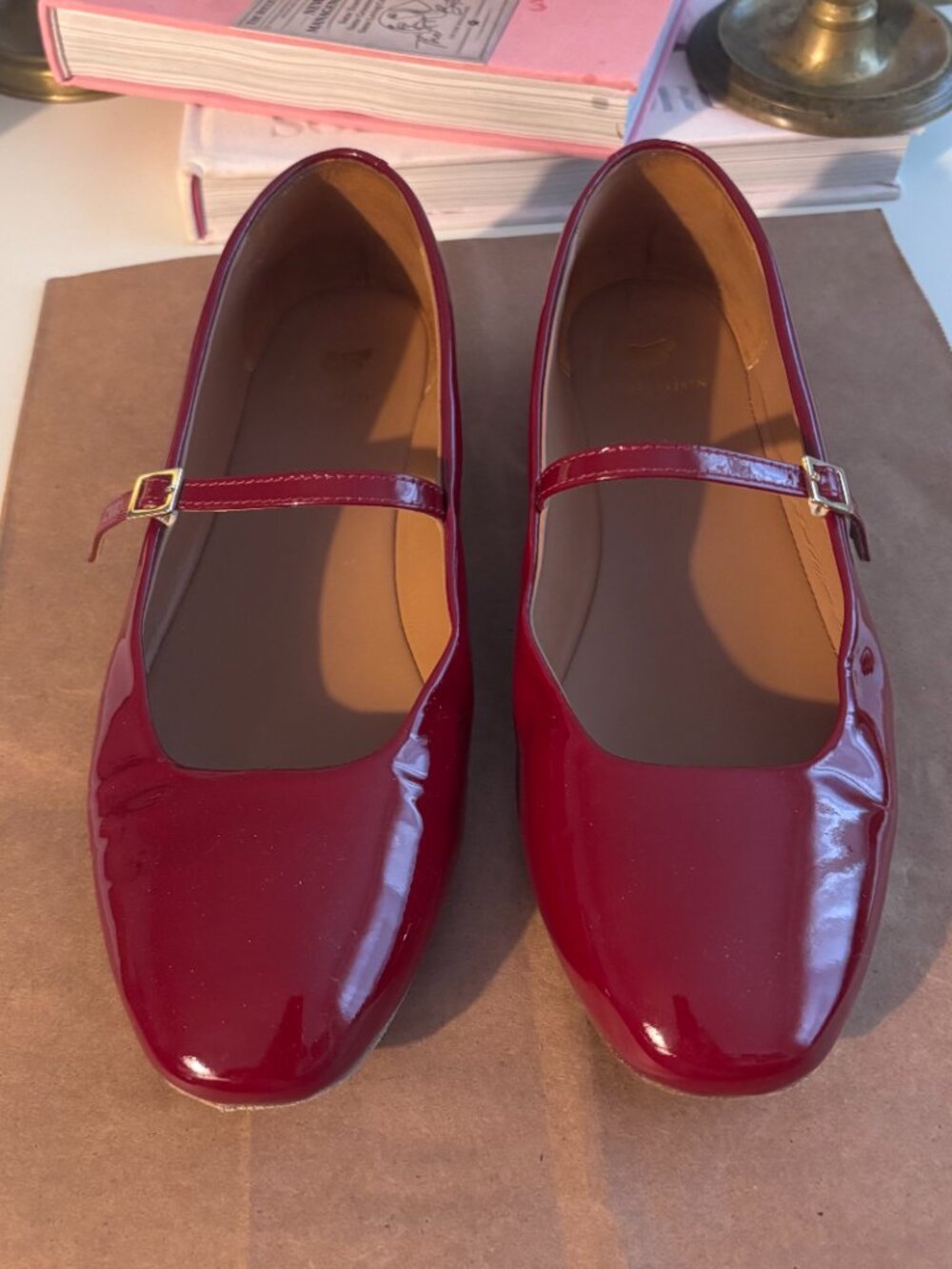 Bobbies Paris Red Mary Jane Ballerina Flats (Size 8.5) - Picture 5 of 9